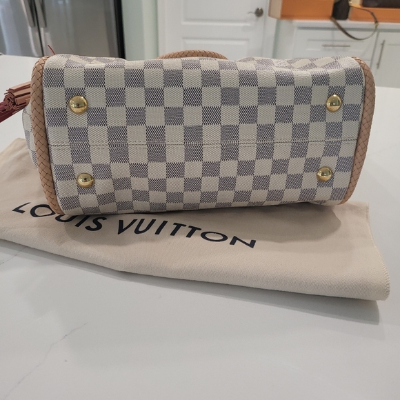 Louis Vuitton Propriano Damier Azur with Rose Ballerine Tote - Picture 5 of 17